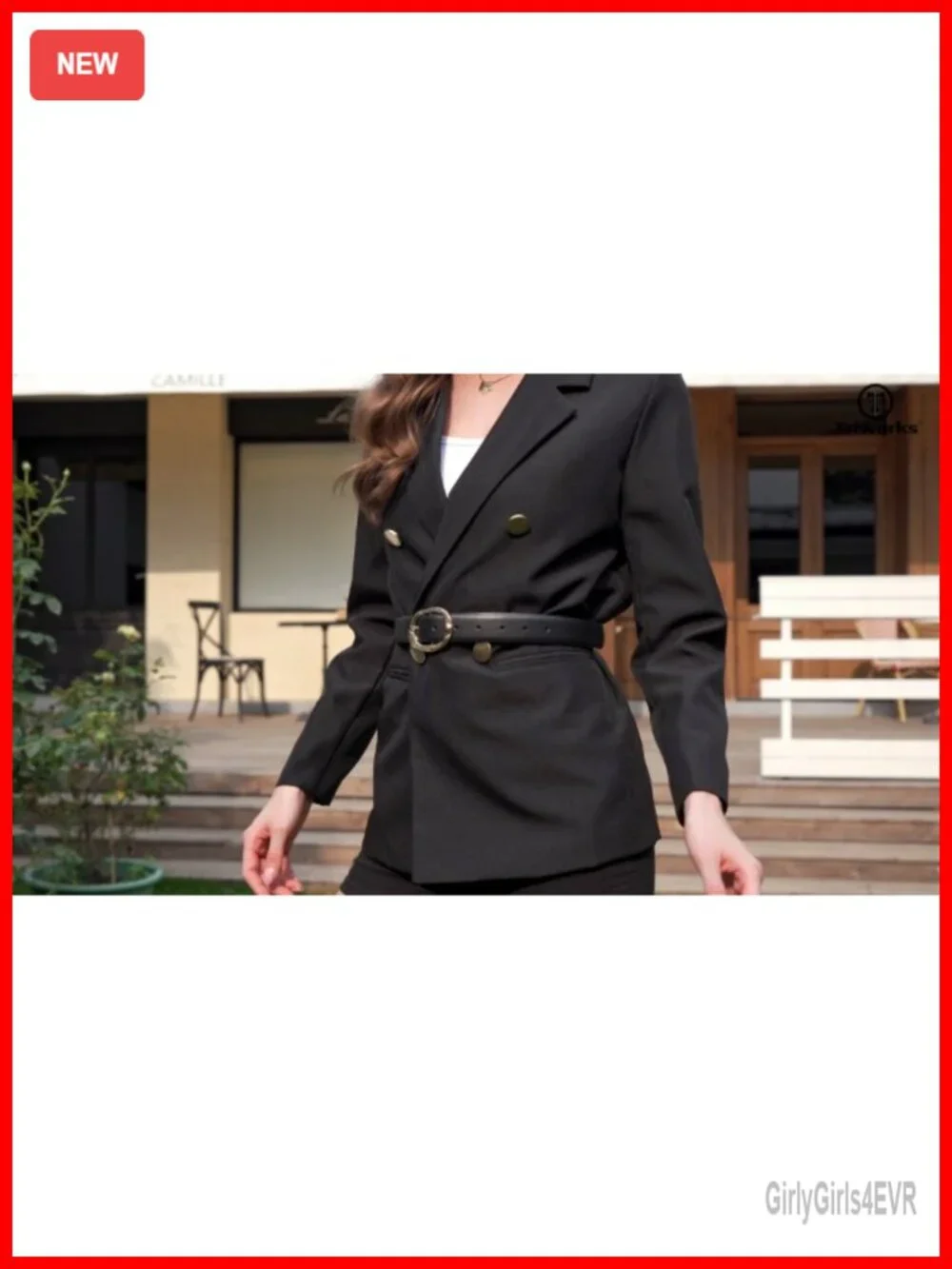 2 Pack Faux Leather Belts for Women Fashion Waist Belt with Liquid Gold Buckle